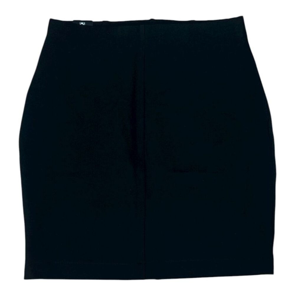 Express Women's Pull On Soft Stretch Ponte Sophisticated Mini Skirt - Black